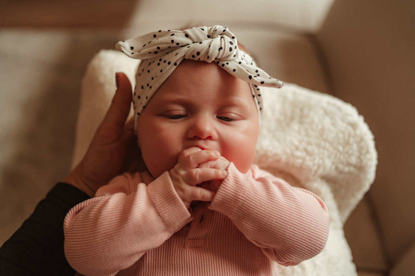 Hairband - Topknot - Dotje