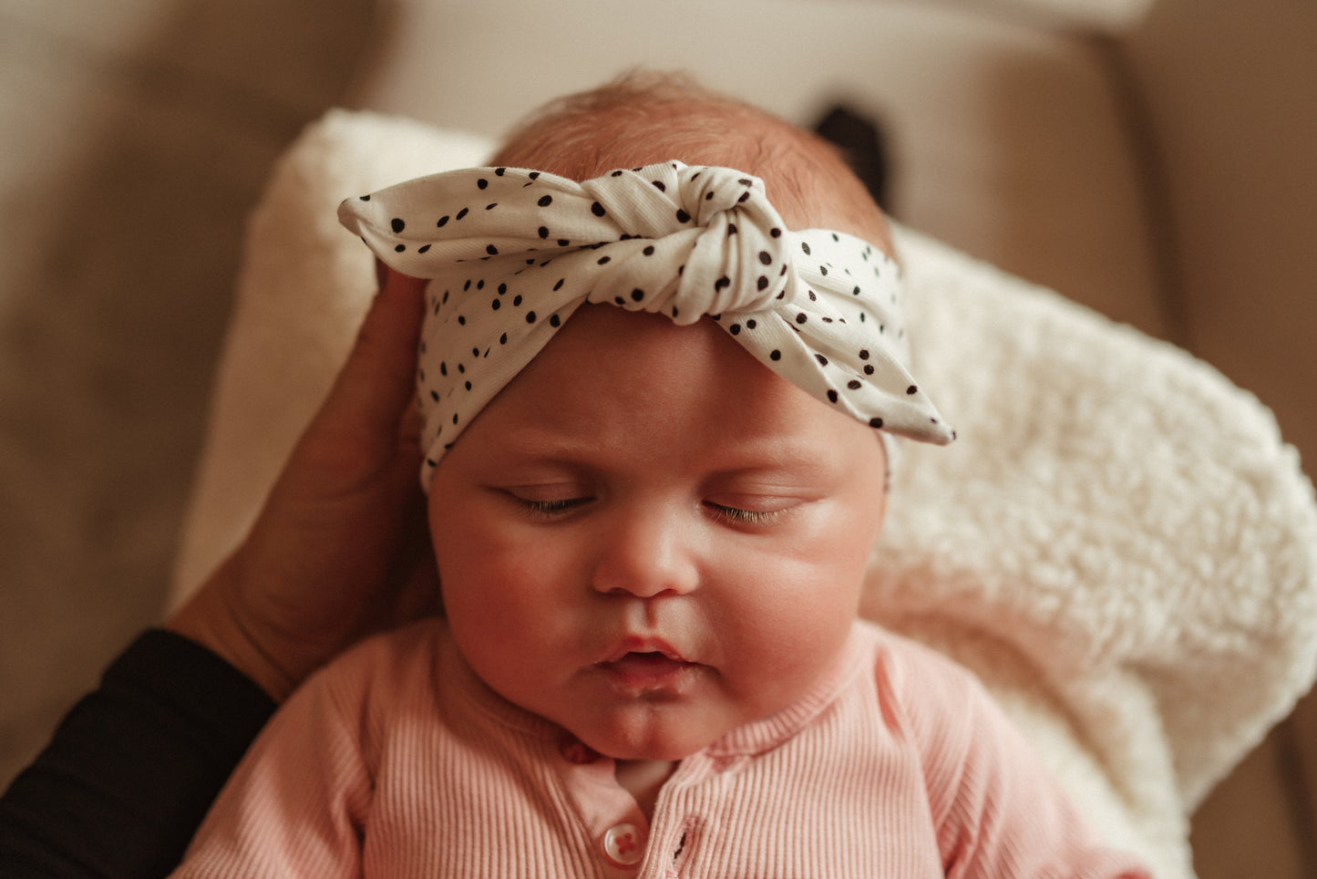 Hairband - Topknot - Dotje