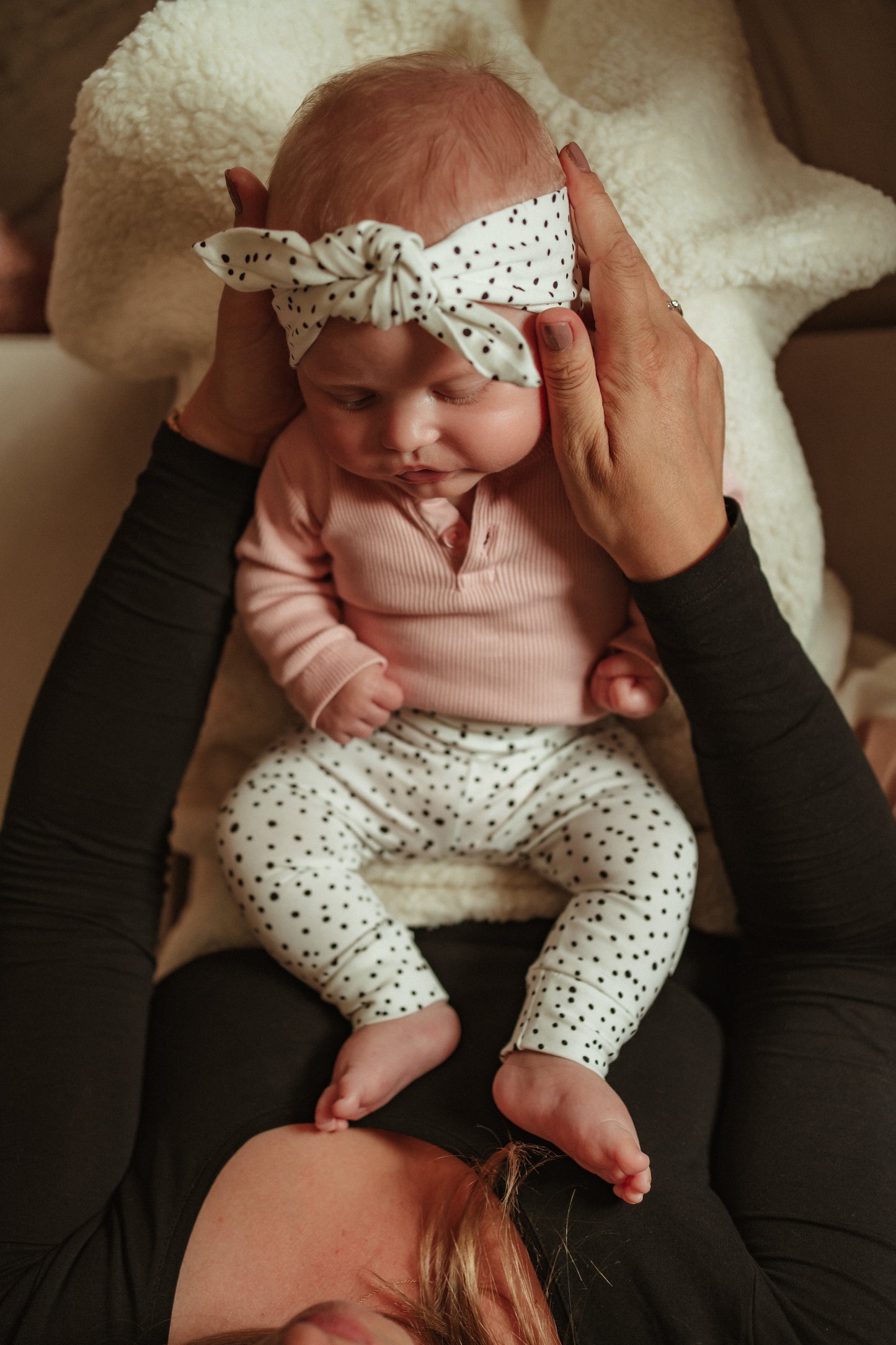 Hairband - Topknot - Dotje