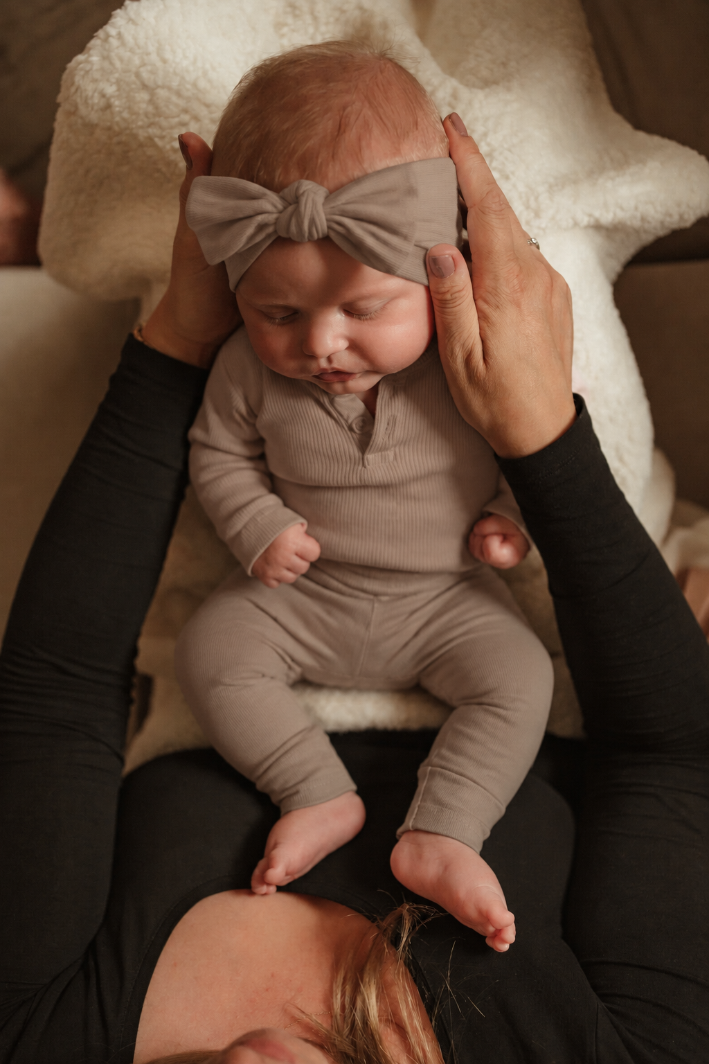 Newborn pants - Warm Taupe