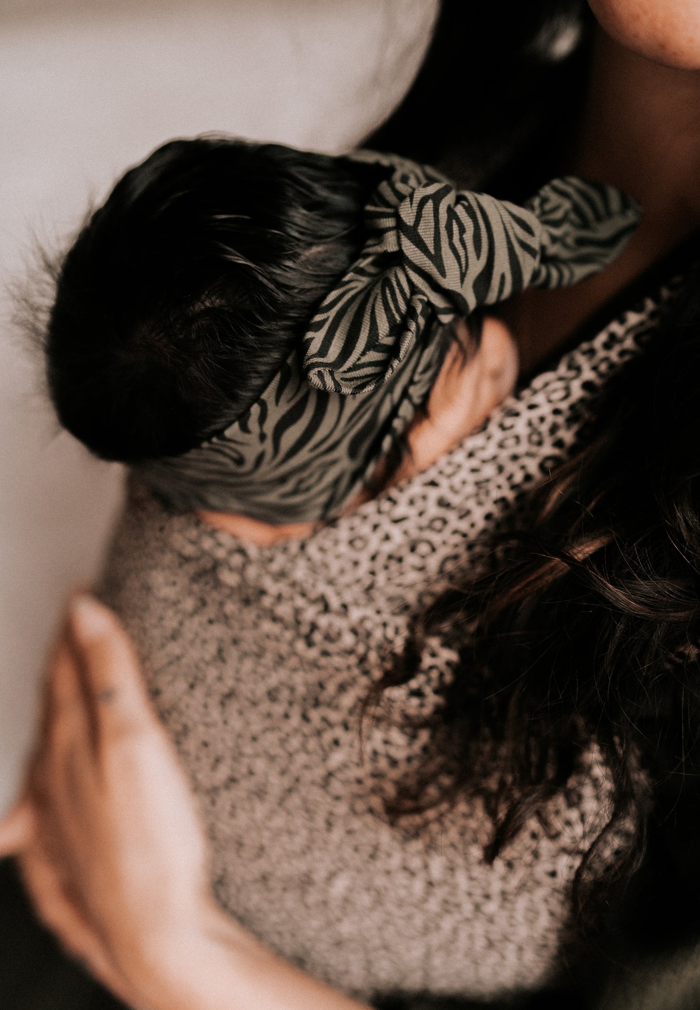 Hairband - Topknot - Zebra stripe