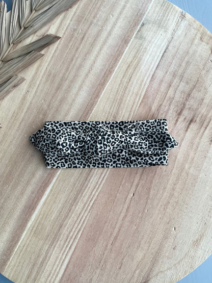 Hairband - Topknot - Sandy Leopard